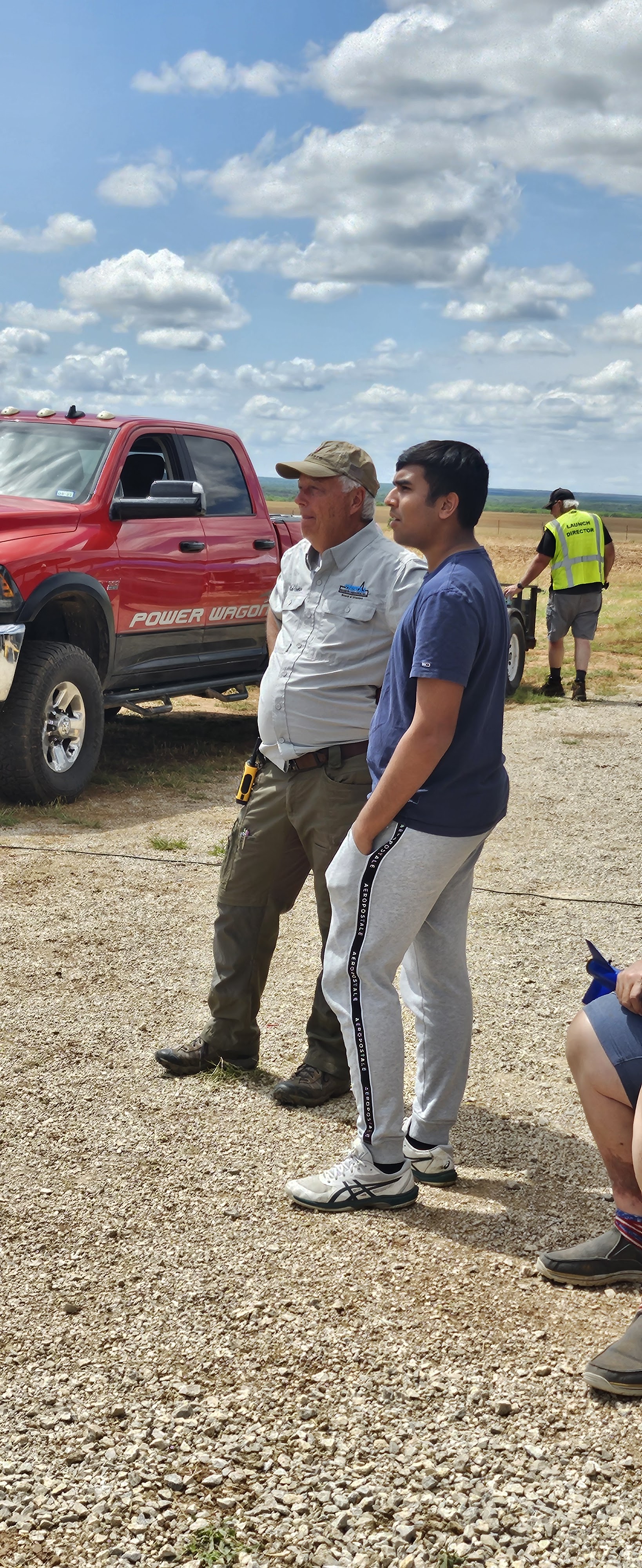 Founder of Aerospace for Students with mentor Dr. Kenneth J. Overton
